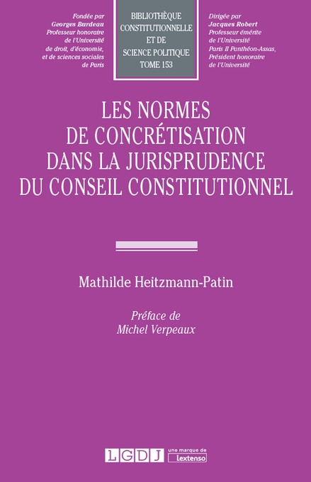 Les normes de concrétisation dans la jurisprudence du Conseil Constitutionnel