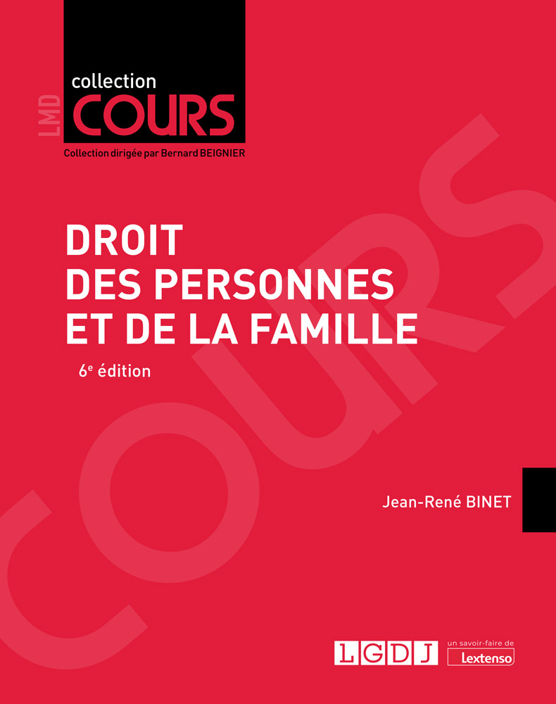 Droit des personnes et de la famille Droit des personnes et de la famille