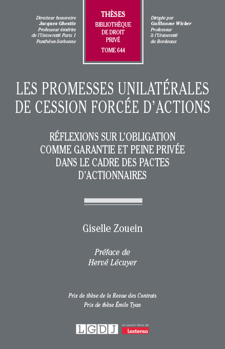 Les promesses unilatérales de cession forcée d'actions Les promesses unilatérales de cession forcée d'actions