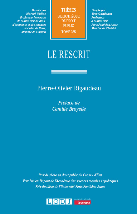 Le rescrit Le rescrit