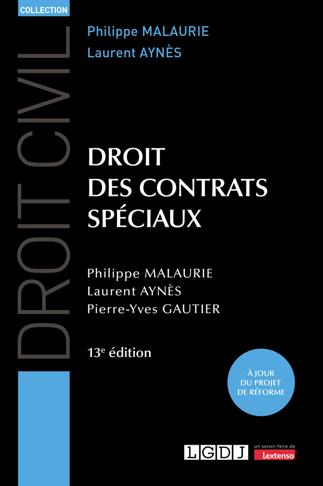 Droit des contrats spéciaux Droit des contrats spéciaux