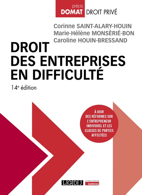 Droit des entreprises en difficulté Droit des entreprises en difficulté