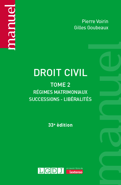 Droit civil - Tome 2 Droit civil - Tome 2