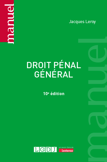 Droit pénal général Droit pénal général