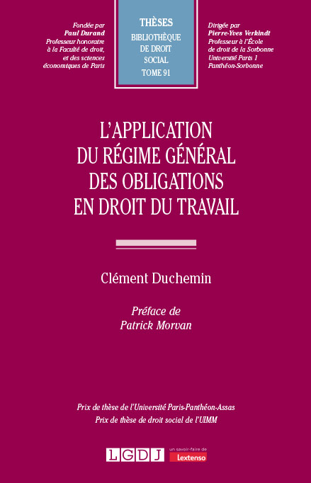 L’application du régime général des obligations en droit du travail L’application du régime général des obligations en droit du travail