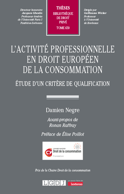 L’activité professionnelle en droit européen de la consommation