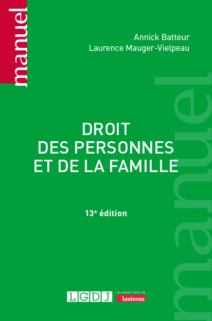 Droit des personnes et de la famille Droit des personnes et de la famille