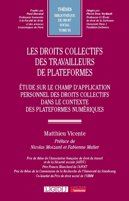 Les droits collectifs des travailleurs de plateformes