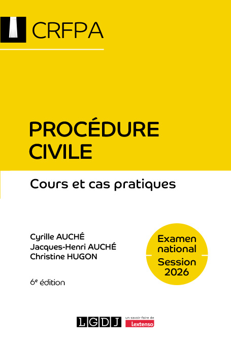 Procédure civile - CRFPA - Examen national Session 2026