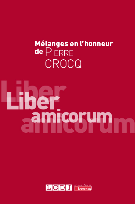Mélanges en l'honneur de Pierre Crocq