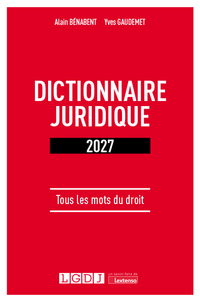 Dictionnaire juridique 2027