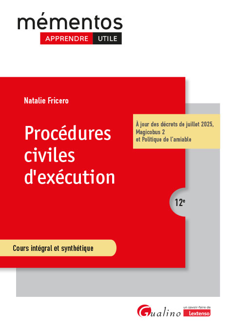 Procédures civiles d'exécution Procédures civiles d'exécution