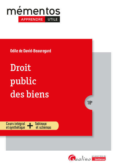 Droit public des biens Droit public des biens