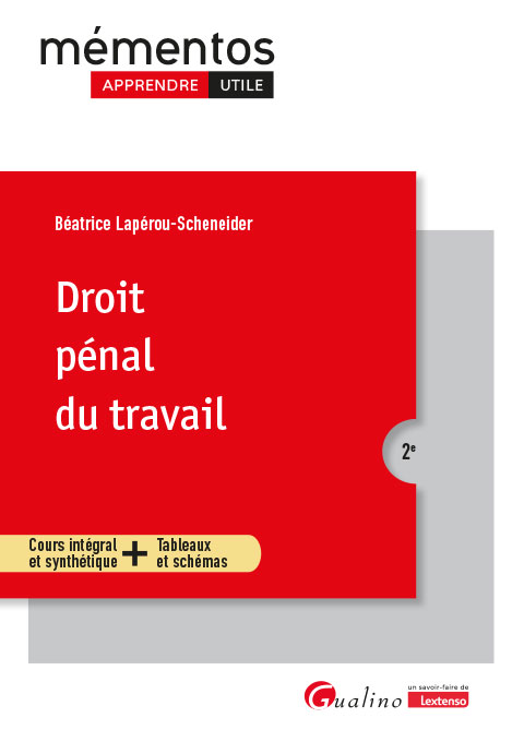 Droit pénal du travail Droit pénal du travail