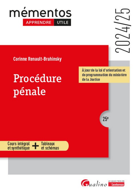 Procédure pénale Procédure pénale