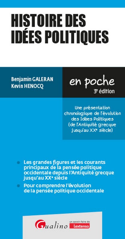 Histoire des idées politiques Histoire des idées politiques