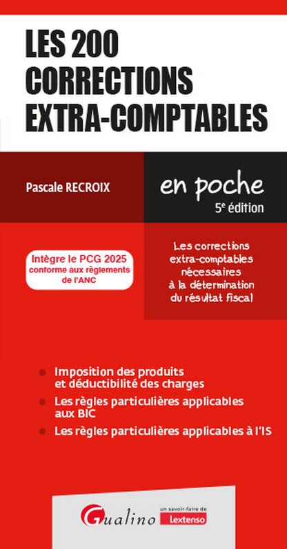 Les 200 corrections extra-comptables Les 200 corrections extra-comptables