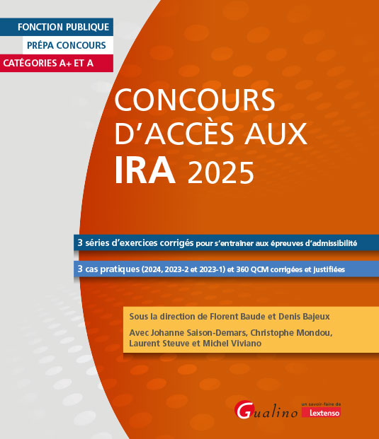 Concours d'accès aux IRA 2025 Concours d'accès aux IRA 2025
