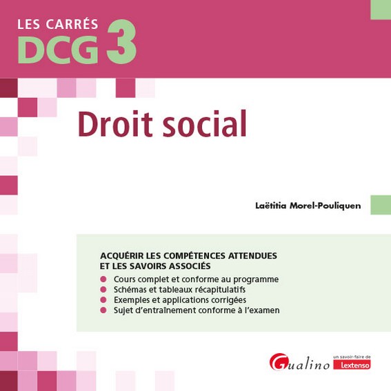 DCG 3 - Droit social DCG 3 - Droit social