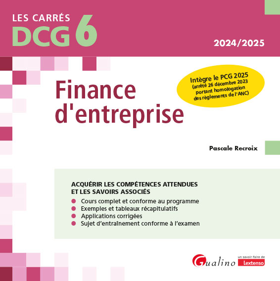 DCG 6 - Finance d'entreprise DCG 6 - Finance d'entreprise