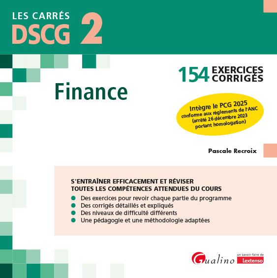 DSCG 2 - Exercices corrigés - Finance