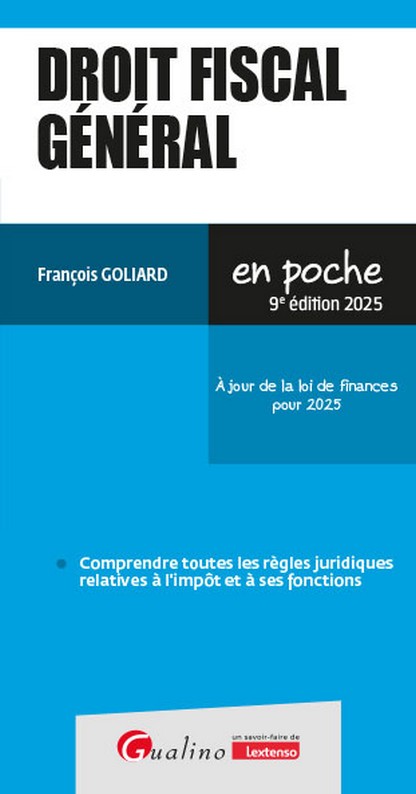 Droit fiscal général Droit fiscal général