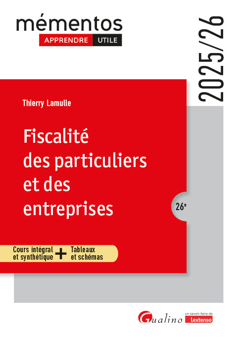 Fiscalité des particuliers et des entreprises Fiscalité des particuliers et des entreprises