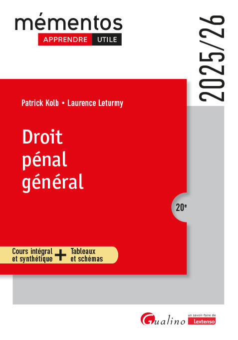 Droit pénal général Droit pénal général