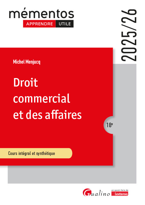 Droit commercial et des affaires Droit commercial et des affaires