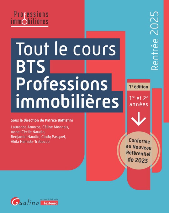 Tout le cours BTS Professions immobilières