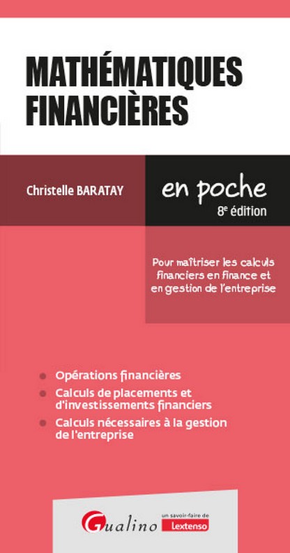 Mathématiques financières Mathématiques financières