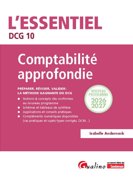 DCG 10 - Comptabilité approfondie