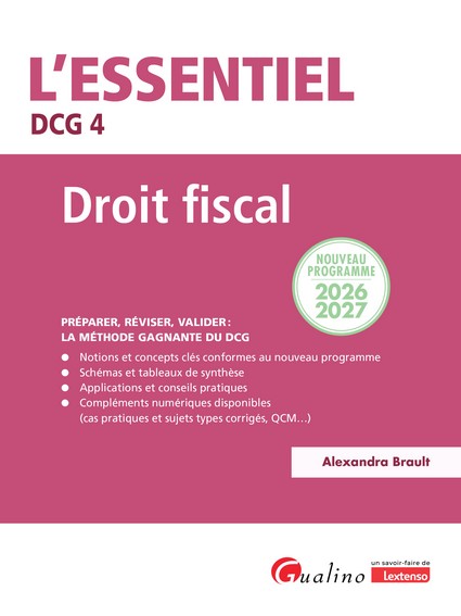DCG 4 - Droit fiscal