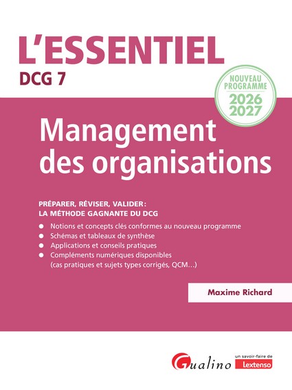 DCG 7 - Management des organisations