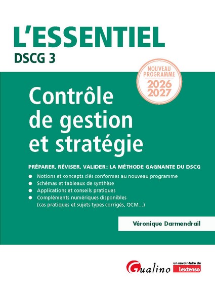 DSCG 3 - Contrôle de gestion et stratégie
