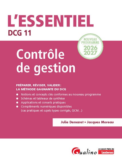 DCG 11 - Contrôle de gestion