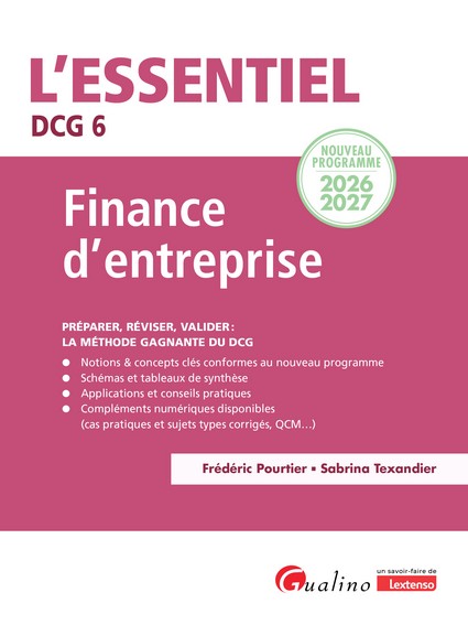 DCG 6 - Finance d'entreprise