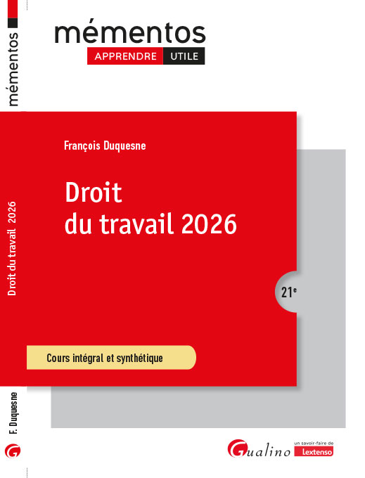 Droit du travail 2026