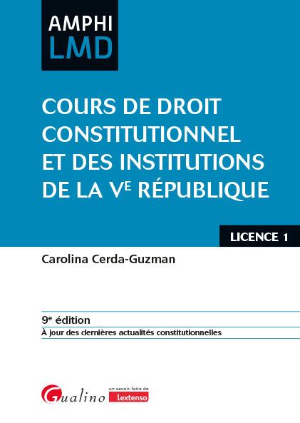 Cours de droit constitutionnel et institutions de la Ve République