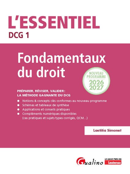 DCG 1 - Fondamentaux du droit