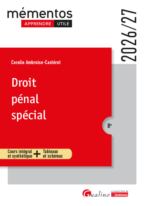 Droit pénal spécial