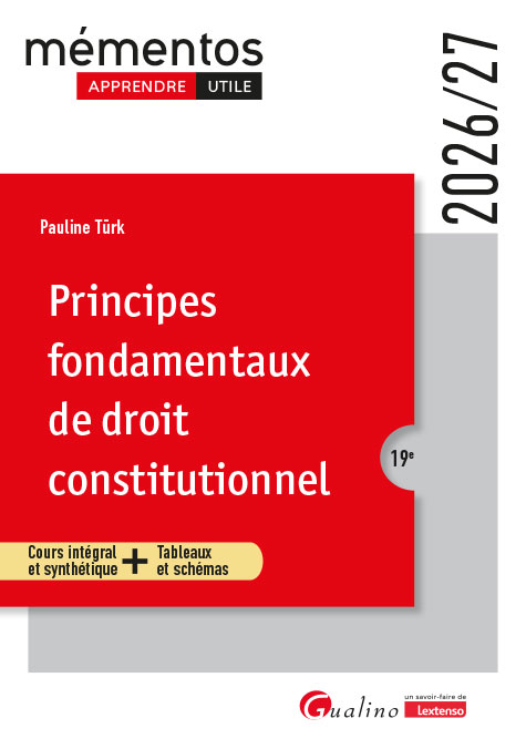Principes fondamentaux de droit constitutionnel