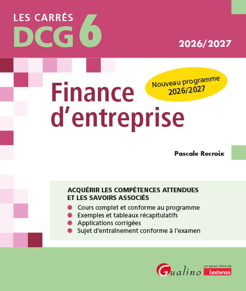 DCG 6 - Finance d'entreprise
