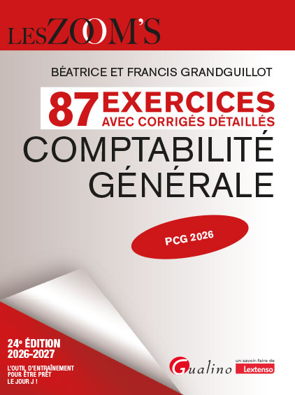 Comptabilité générale - 87 exercices avec corrigés détaillés