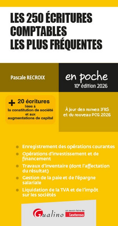 Les 250 écritures comptables les plus fréquentes